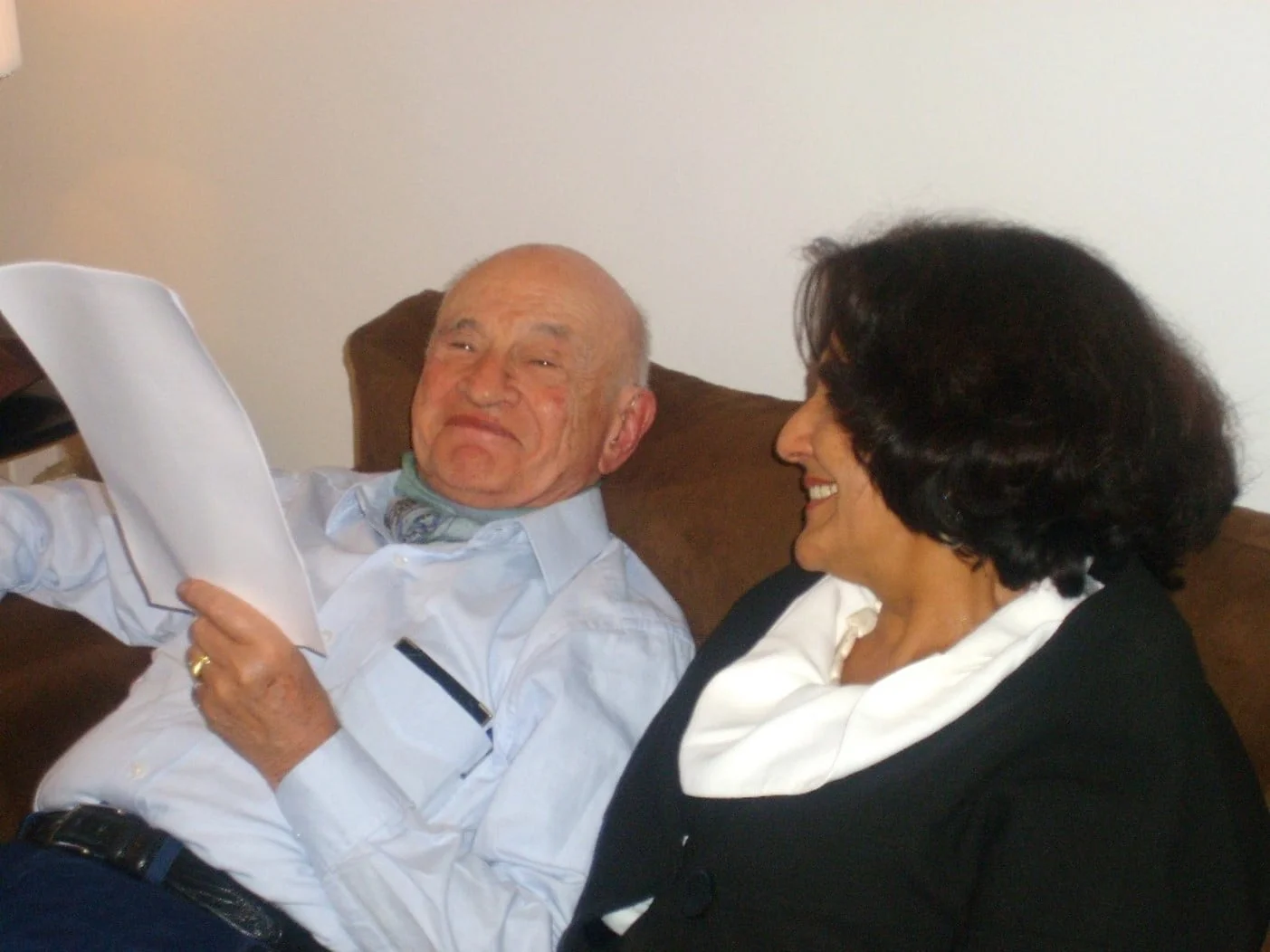 Edgar Morin e Maria C Moraes - lendo a Carta de Fortaleza-CE, 2010