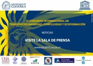 IV Congreso Internacional de Transdisciplinariedad, Complejidad Y Ecoformación