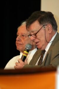 Ubiratan D´Ambrósio e Pierre Weil
