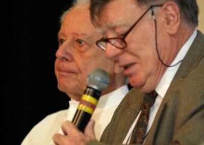 Ubiratan D´Ambrósio e Pierre Weil