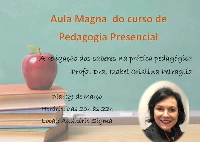 Aula magna Curso de Pedagogia- Universidade Metodista de São Paulo-São Bernardo do Campo - 2022