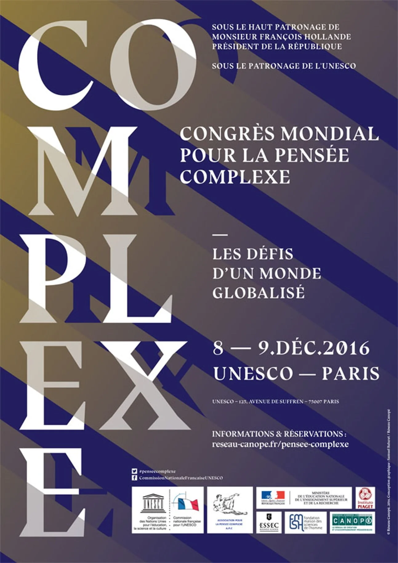 Congrès mondial pour la pensée complexe - UNESCO PARIS 2016