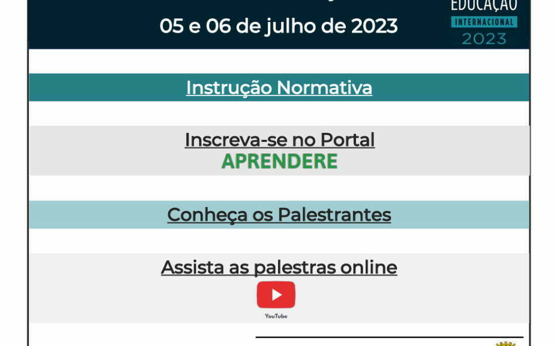 EXPO EDUCAÇÃO INTERNACIONAL 2023 – IZABEL CRISTINA PETRAGLIA