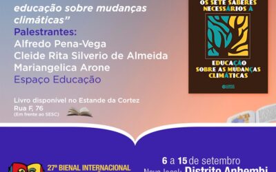 Lançamento de livro na Bienal Internacional do Livro de São Paulo