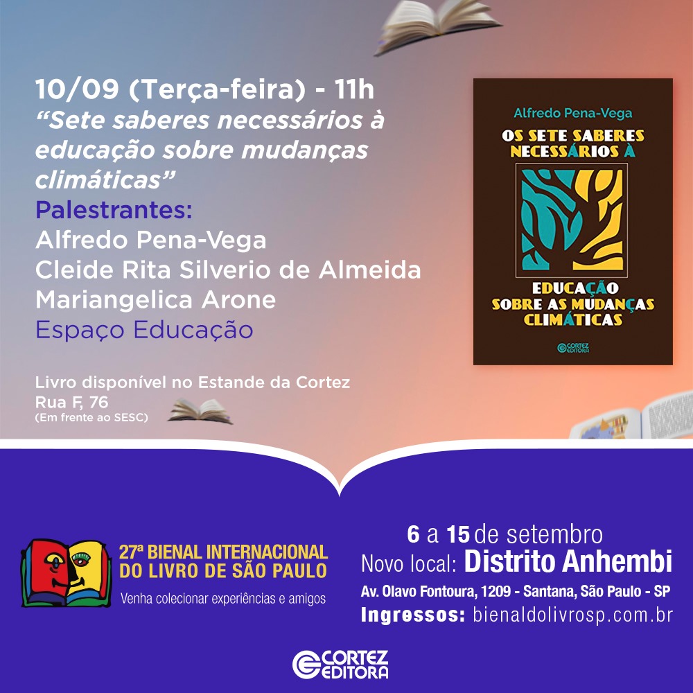 Lançamento de livro na Bienal Internacional do Livro