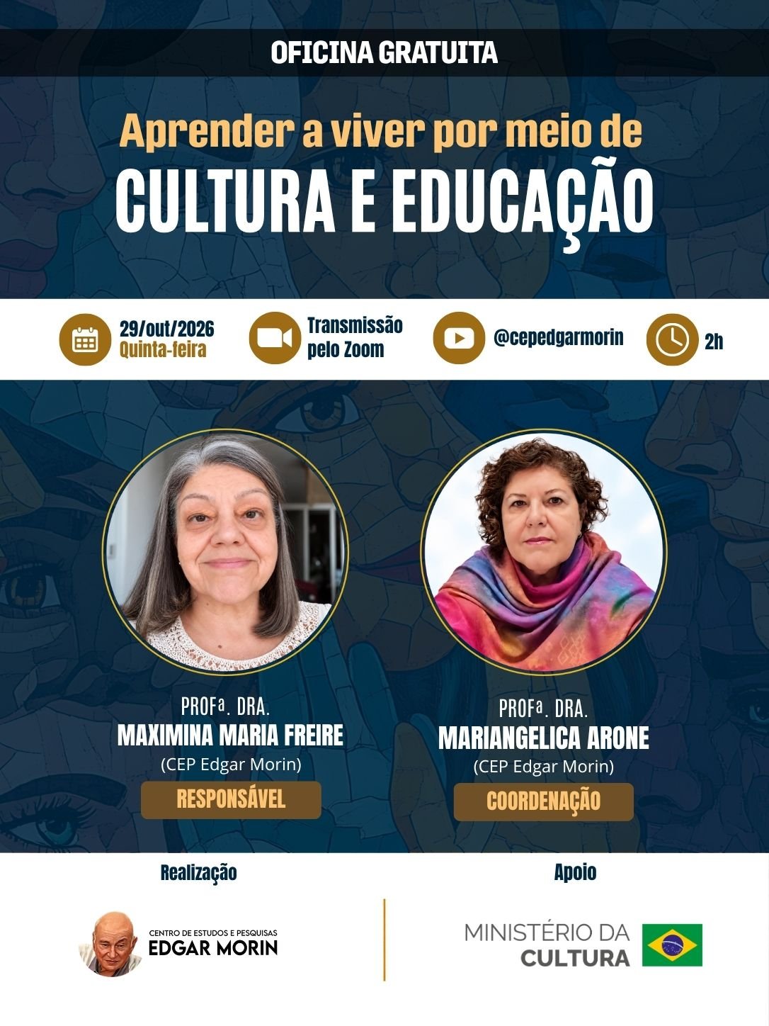 Aprender a viver por meio de Cultura e Educação