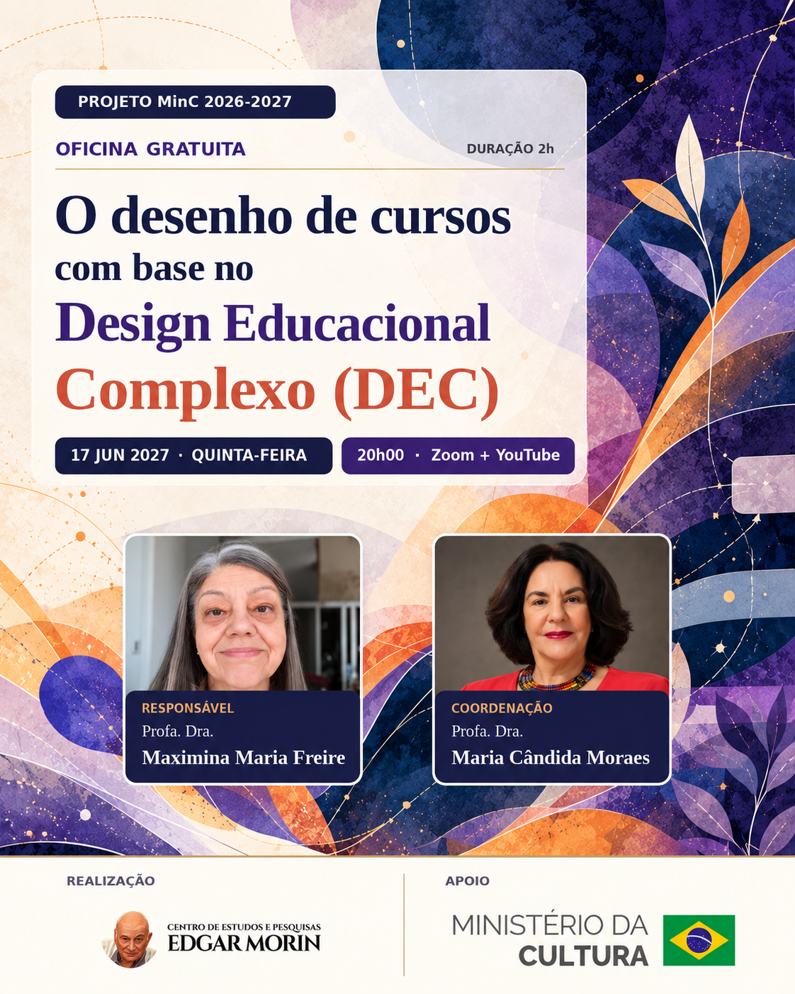 O desenho de cursos com base no Design Educacional Complexo (DEC)